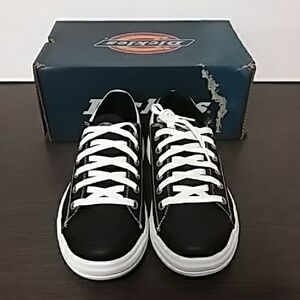 Brand New Dickies Supa Dupa Low Women's Jet Black And White Sneakers F56